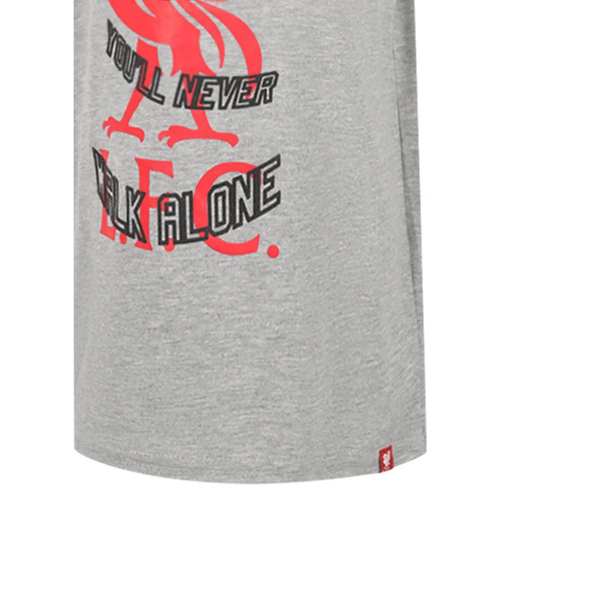 LFC Wrap Liverbird Kids Football T-Shirt - Grey - 11-12 YEARS