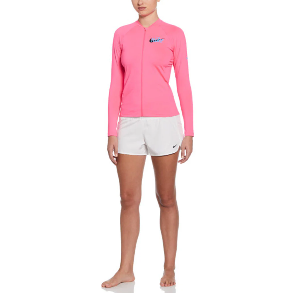 NIKE Essential Long-Sleeve Zip Women's Rashguard