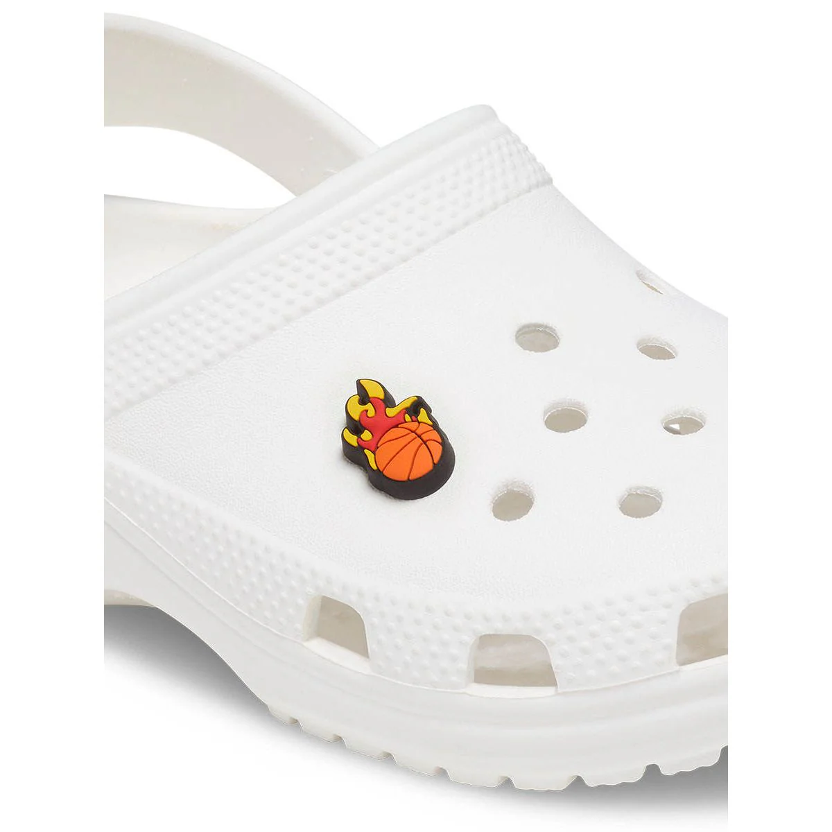 CROCS Jibbitz Basketball on Fire Shoes Charm - Multi Color - ONE SIZE