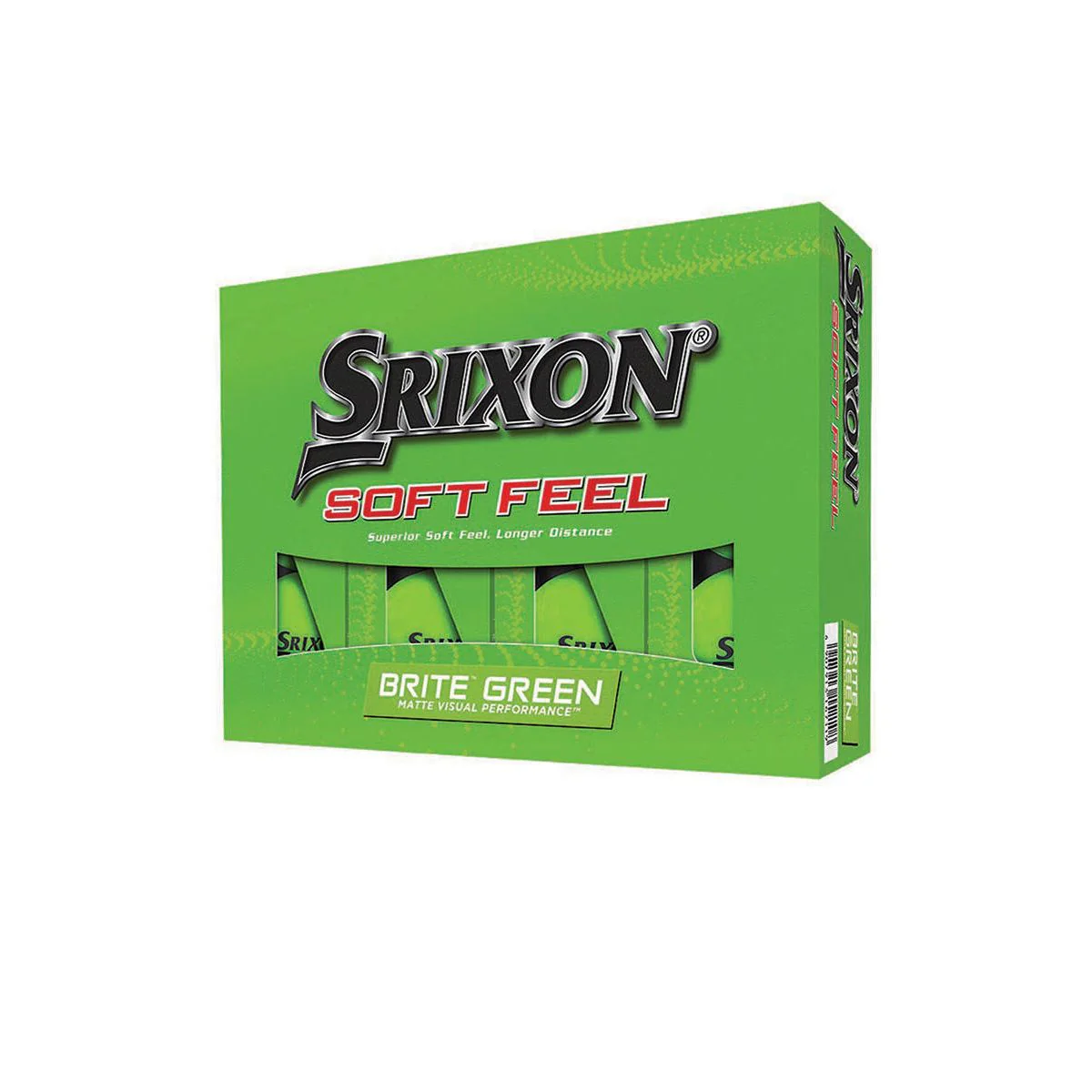 SRIXON Soft Feel 13 Brite Golf Balls - Green - ONE SIZE