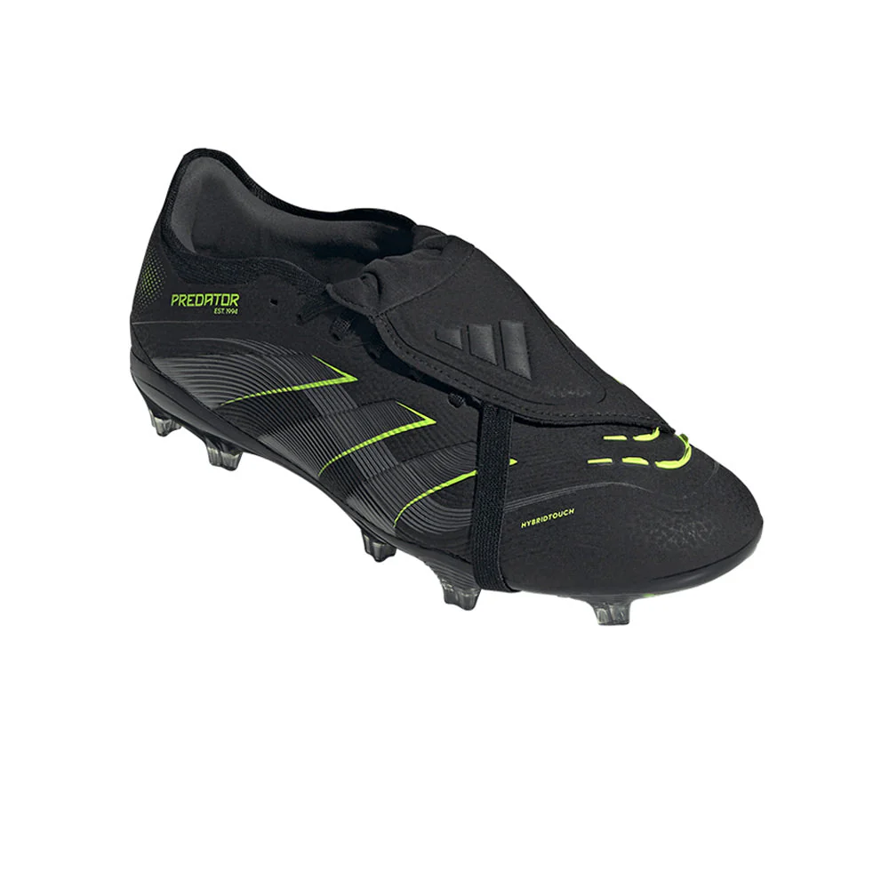 ADIDAS Predator Pro Fold-Over Tongue FG Men's Football Shoes - Black - UK 10