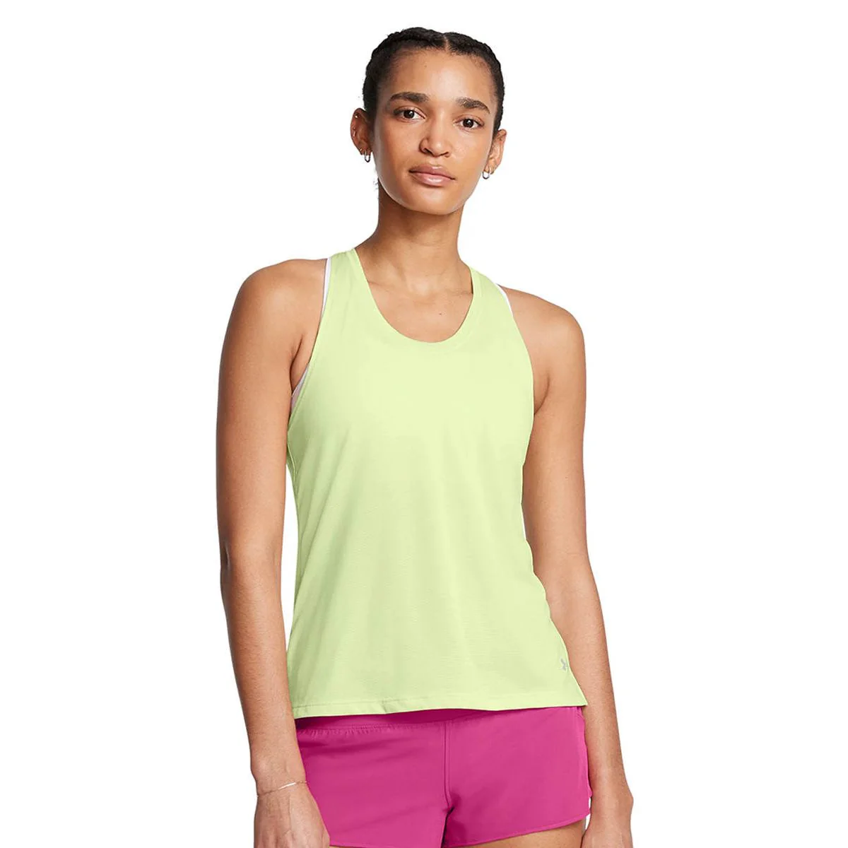 Under Armour Launch Women's Running Tank — цвет зеленый, размер L (американский размер)