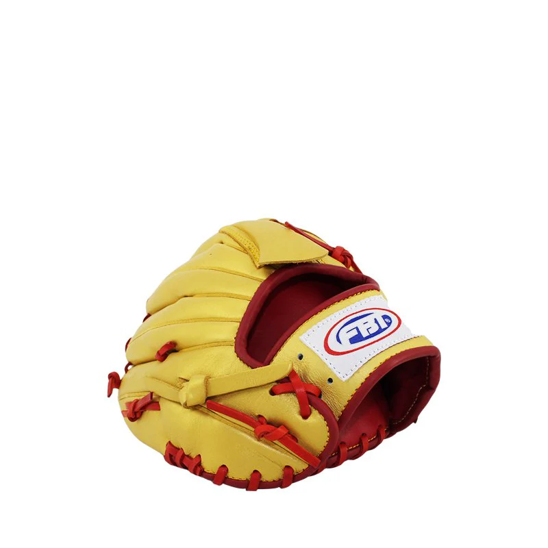 FBT Softball Gloves ถุงมือซอฟบอล Sealing 12 นิ้ว หนังแท้ Gold 74427 - Gold - One size