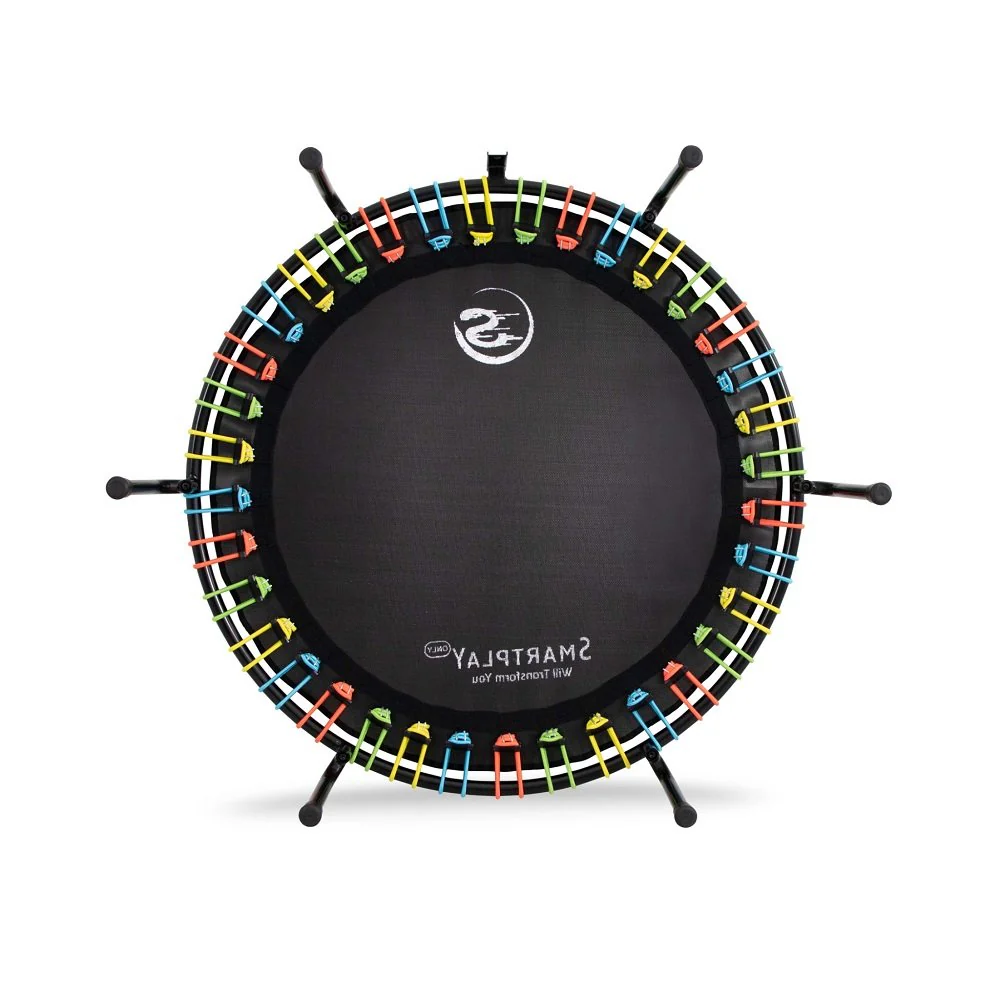 Smartplayonly แทรมโพลีนที่กระโดด รุ่น ซุปเปอร์บันจี้ยางยืด ขนาด 44 นิ้ว ทรงวงกลมขาแมงมุม หลากสี - Multi color - One Size