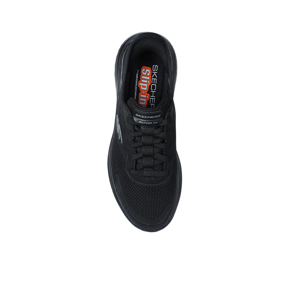 SKECHERS Slip-ins®: Bounder 2.0 - Emerged Men's Lifestyle Shoes - Black - US 10