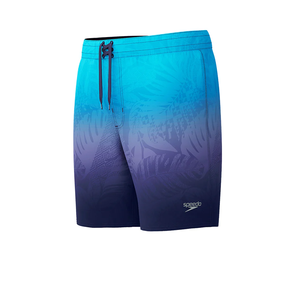 SPEEDO Lookout Printed 18'' Men's Swim Shorts - Blue - 30 INCHES