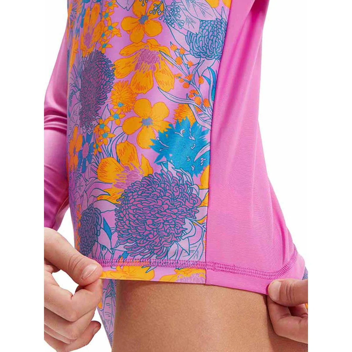 SPEEDO Printed Long Sleeve Girls Rashguard