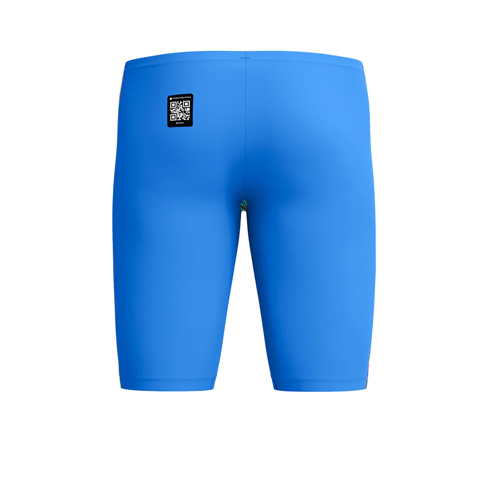 Мужские шорты Speedo Fastskin Lzr Pure Valor 2.0 Jammer Swim — цвет синий, 18 Inches