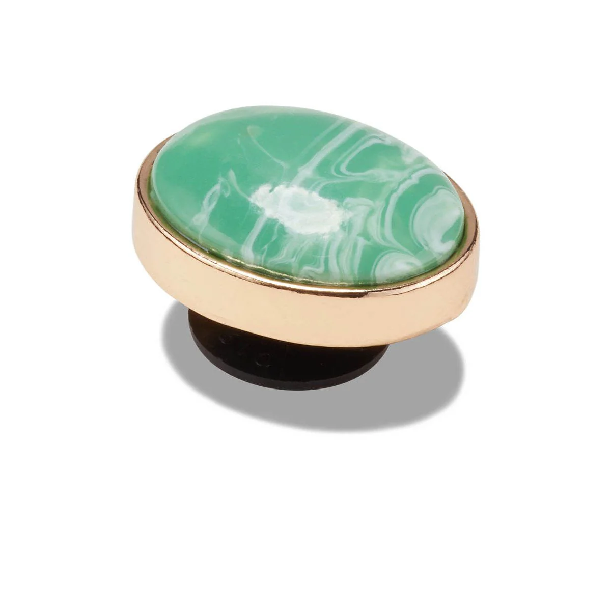 CROCS Jibbitz Green Oval Shoes Charm - Green - ONE SIZE