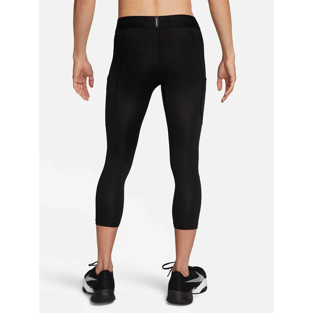 NIKE Pro Dri-FIT 3/4-Length Men's Compression Pants - Black - L (ASIAN SIZE)