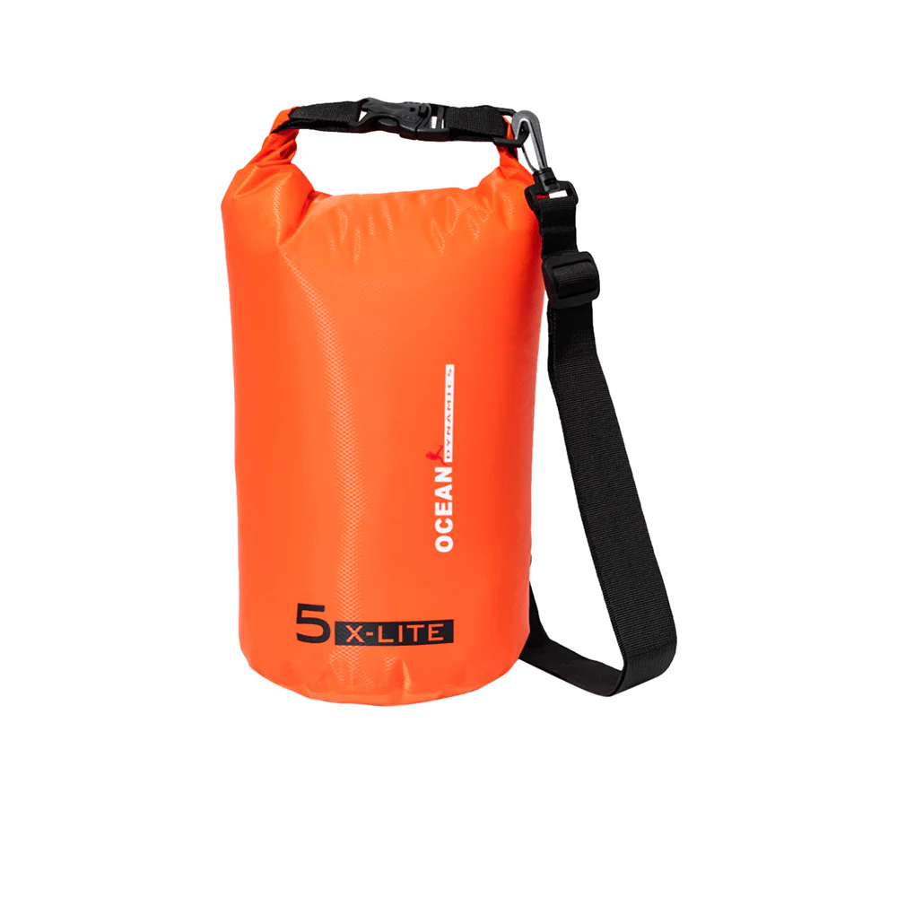 OCEANDYNAMIC X-Lite 5L Unisex Waterproof Bag - Orange - 5 LITRES