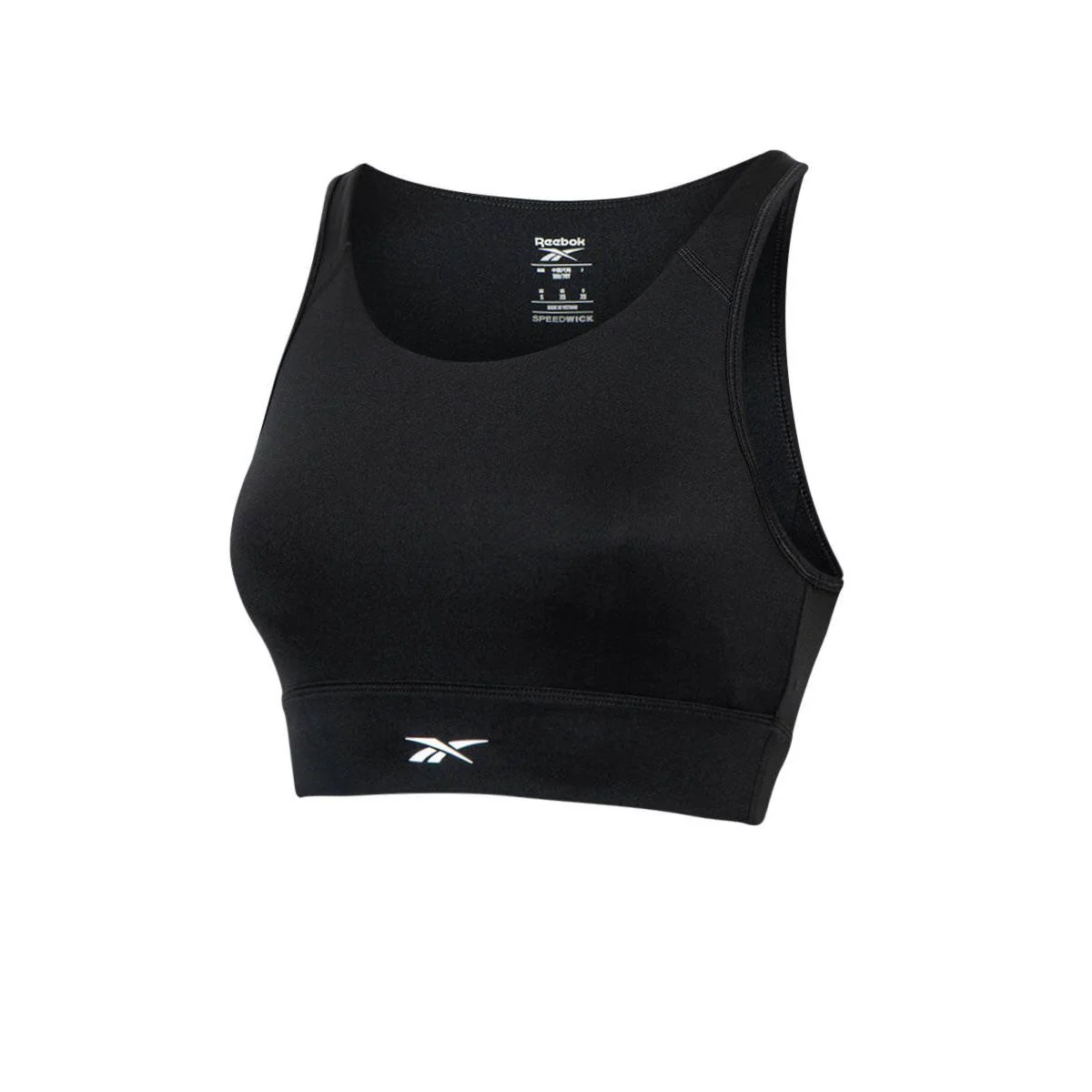 REEBOK ID Train High-Support Women's Sports Bra - Black - L (US SIZE)