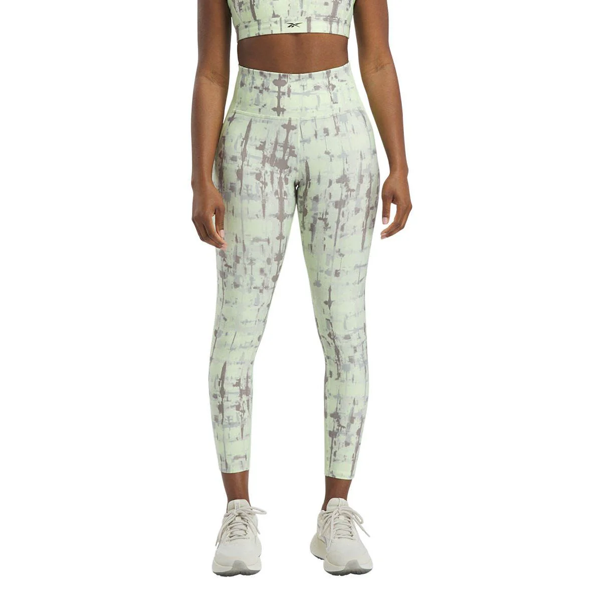 Женские тренировочные брюки Reebok Lux Perform — цвет зеленый, размер L (американский размер)