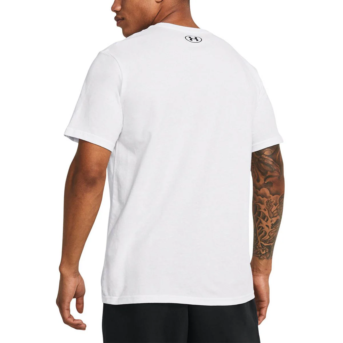 Мужская тренировочная футболка Under Armour Foundation — цвет белый, размер L (американский размер)