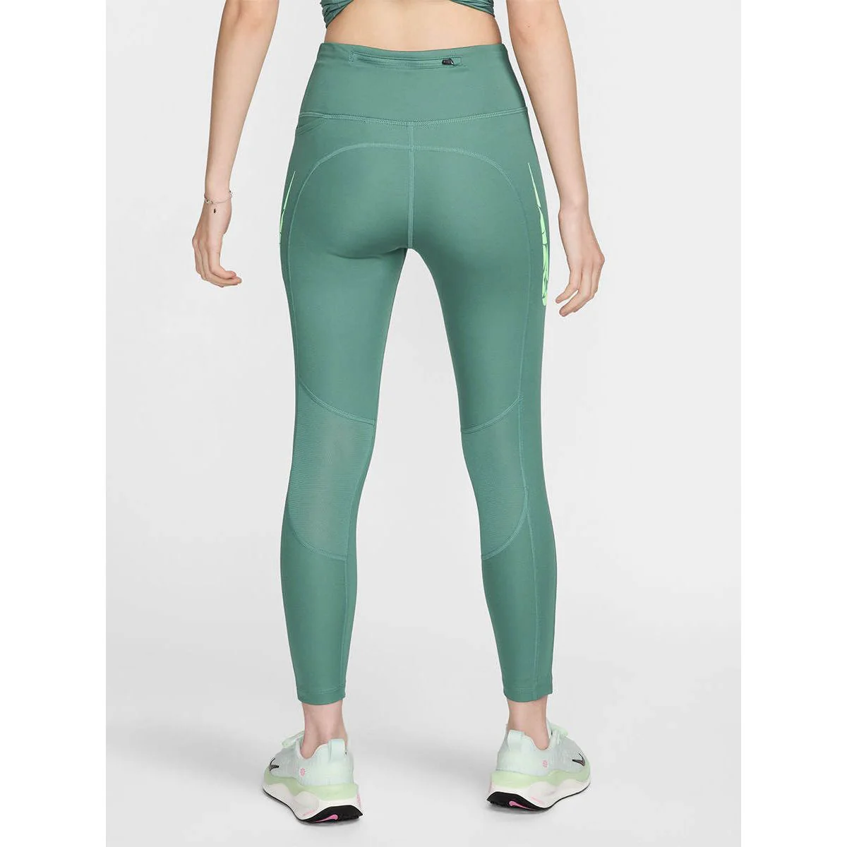 Женские брюки Nike Fast Running — цвет зеленый, размер L (азиатский размер)