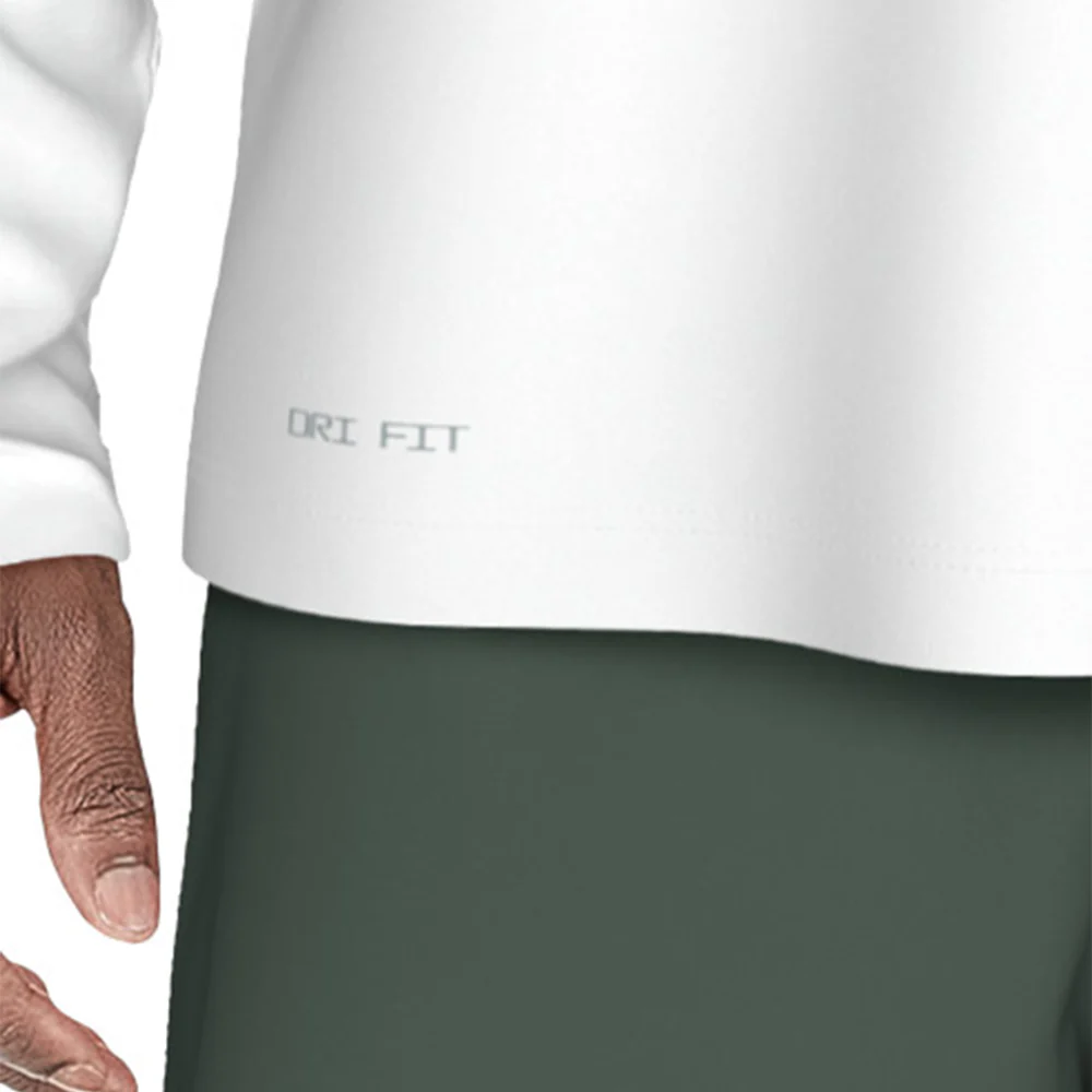 Мужская рубашка Nike Hydroguard Long-Sleeve Swim — цвет белый, размер L (американский размер)