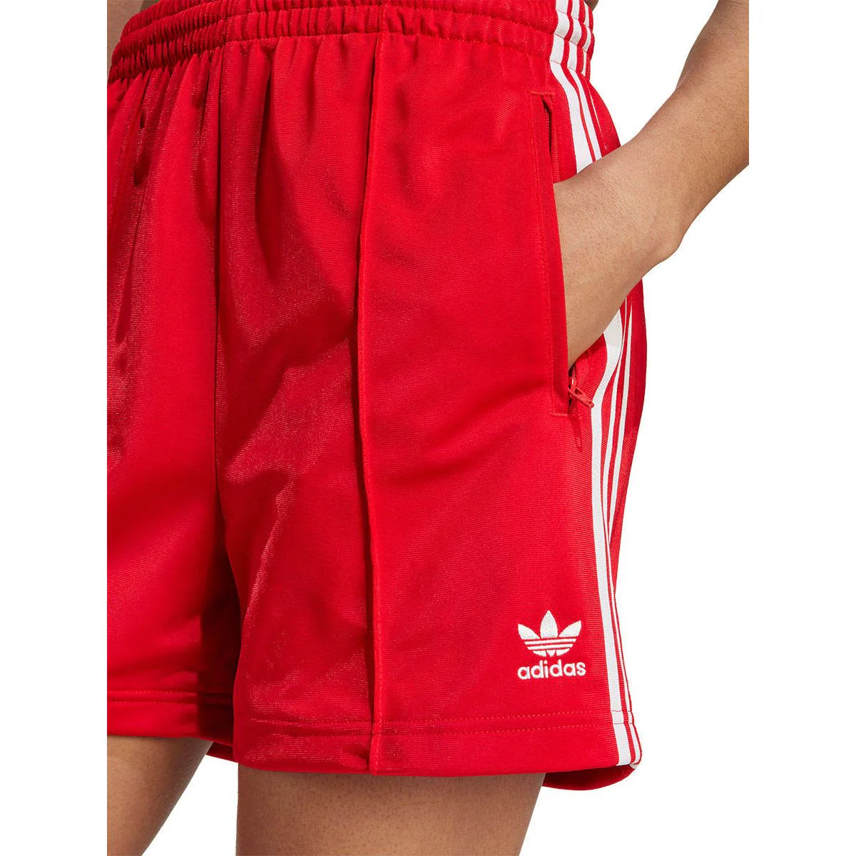 Женские повседневные шорты Adidas Originals Firebird — цвет красный, размер L (азиатский размер)