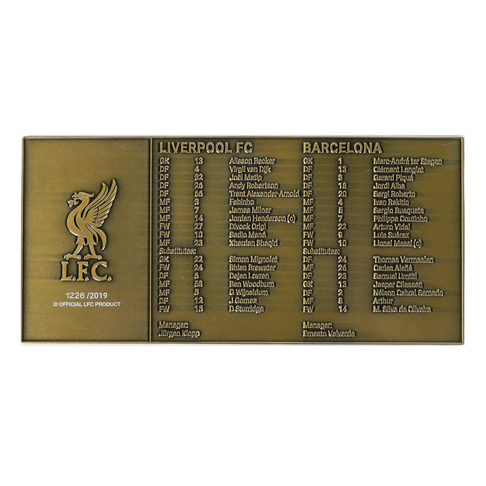 LFC 4 - 0 Barcelona Ticket - Gold - ONE SIZE