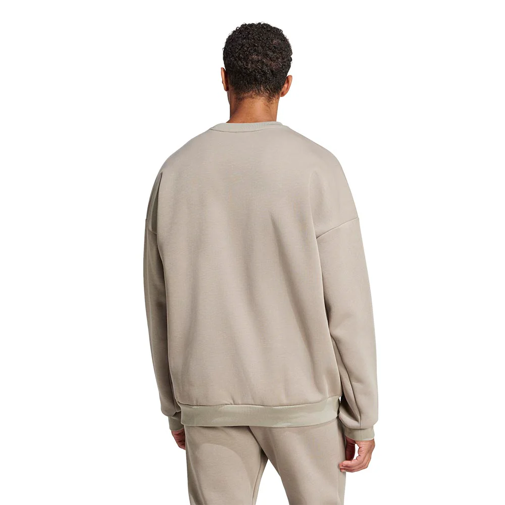 ADIDAS Future Icons 3 Bar Logo Men's Sweatshirt - Beige - 2XL (ASIAN SIZE)