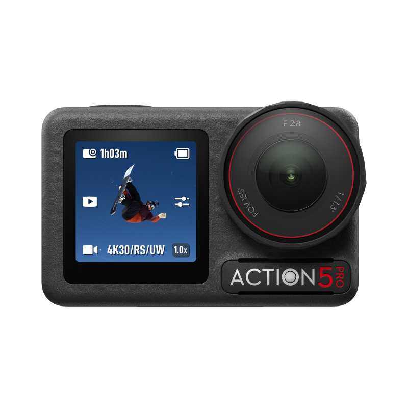 Osmo Action 5 Pro กล้องแอ็คชั่น (40MP, สีดำ) รุ่น Adventure Combo - Black - ONE SIZE