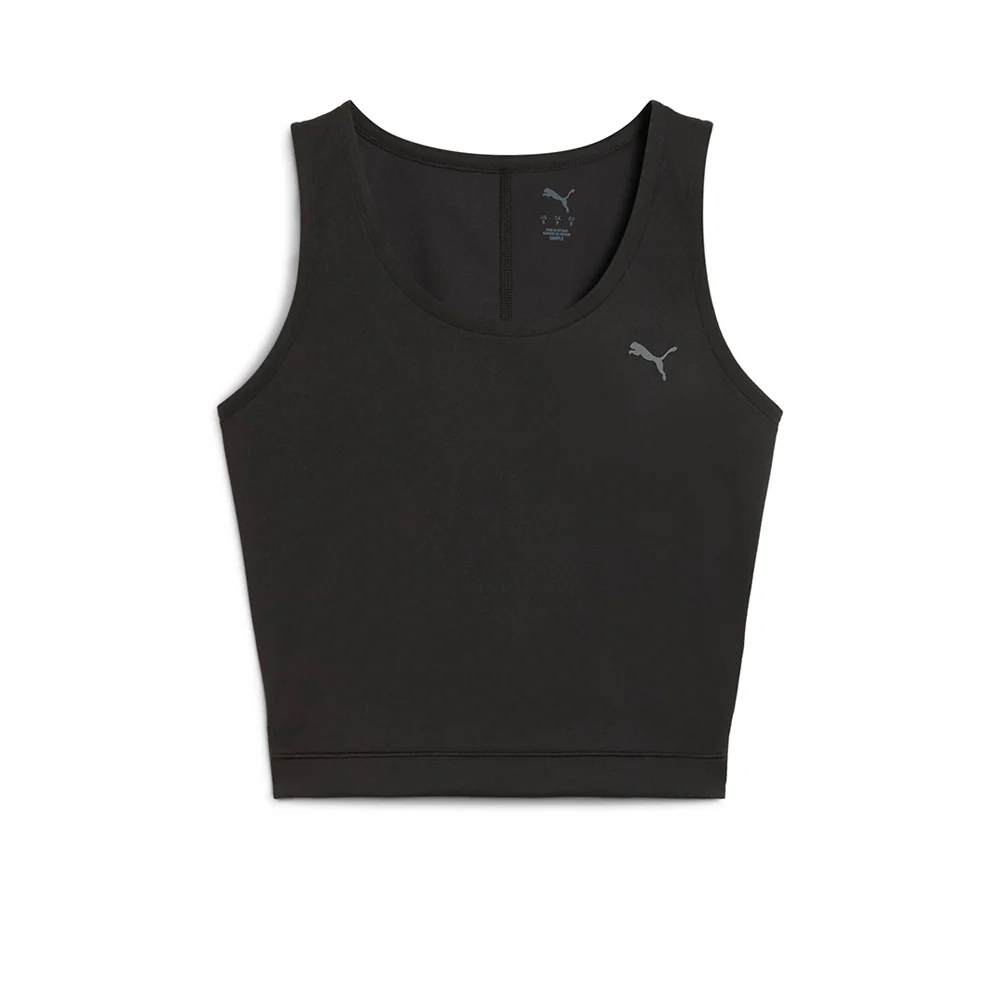 PUMA Cloudspun Twist Women's Running Tank - Black - L (UK SIZE)