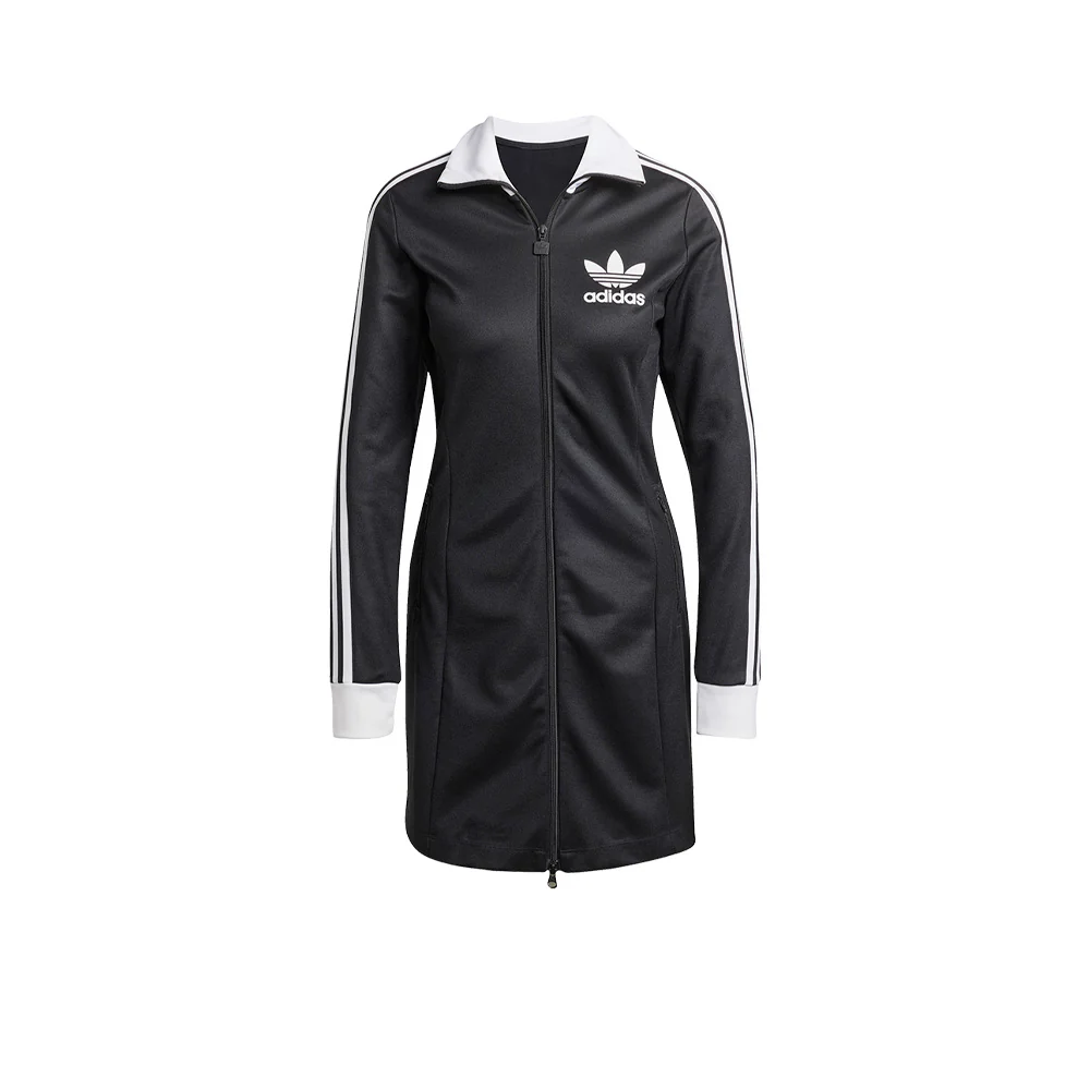 ADIDAS ORIGINALS Adicolor 3-Stripes Women's Dress - Black - 2XS (ASIAN SIZE)