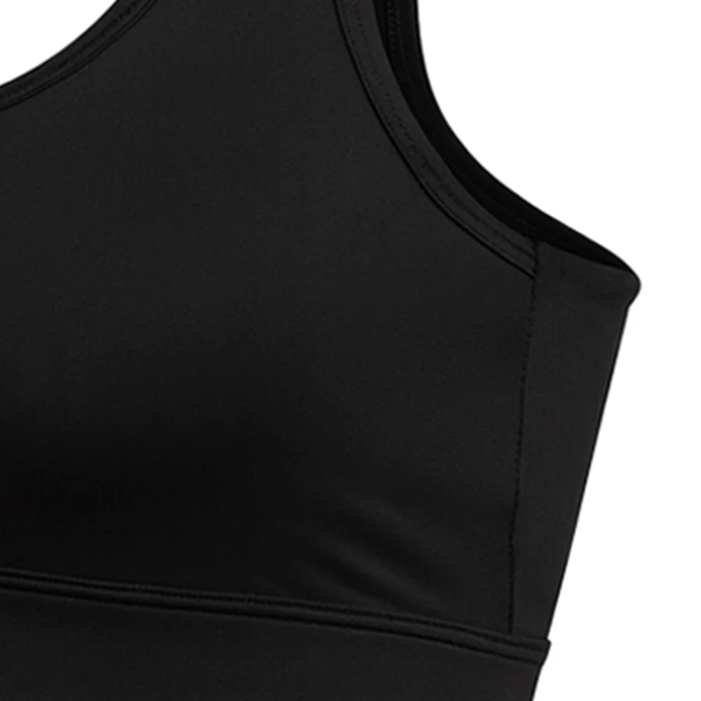 REEBOK RBK-DRY Motion Women's Running Sports Bra - Black - L (US SIZE)