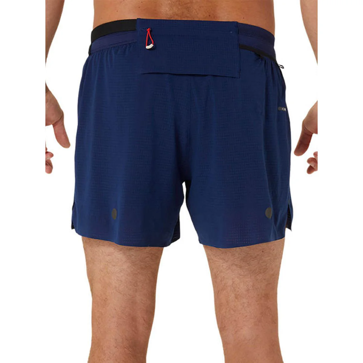 Мужские беговые шорты Asics Metarun 5In — цвет синий, размер L (американский размер)