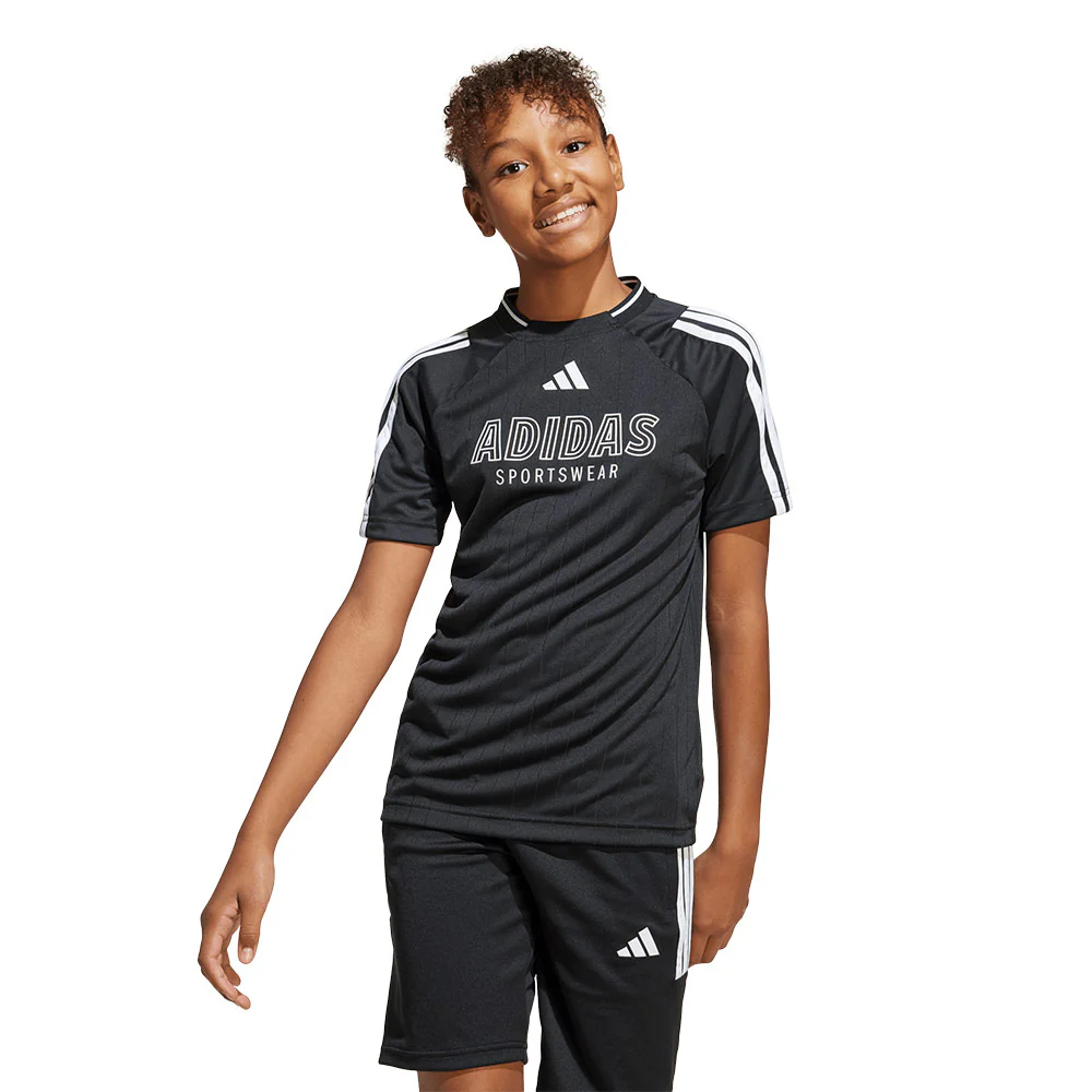 ADIDAS House of Tiro Kids Football Jersey - Black - 140 CM