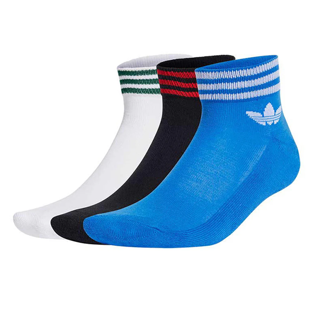 ADIDAS ORIGINALS Island Club Trefoil Ankle Unisex Socks (3 Pairs)