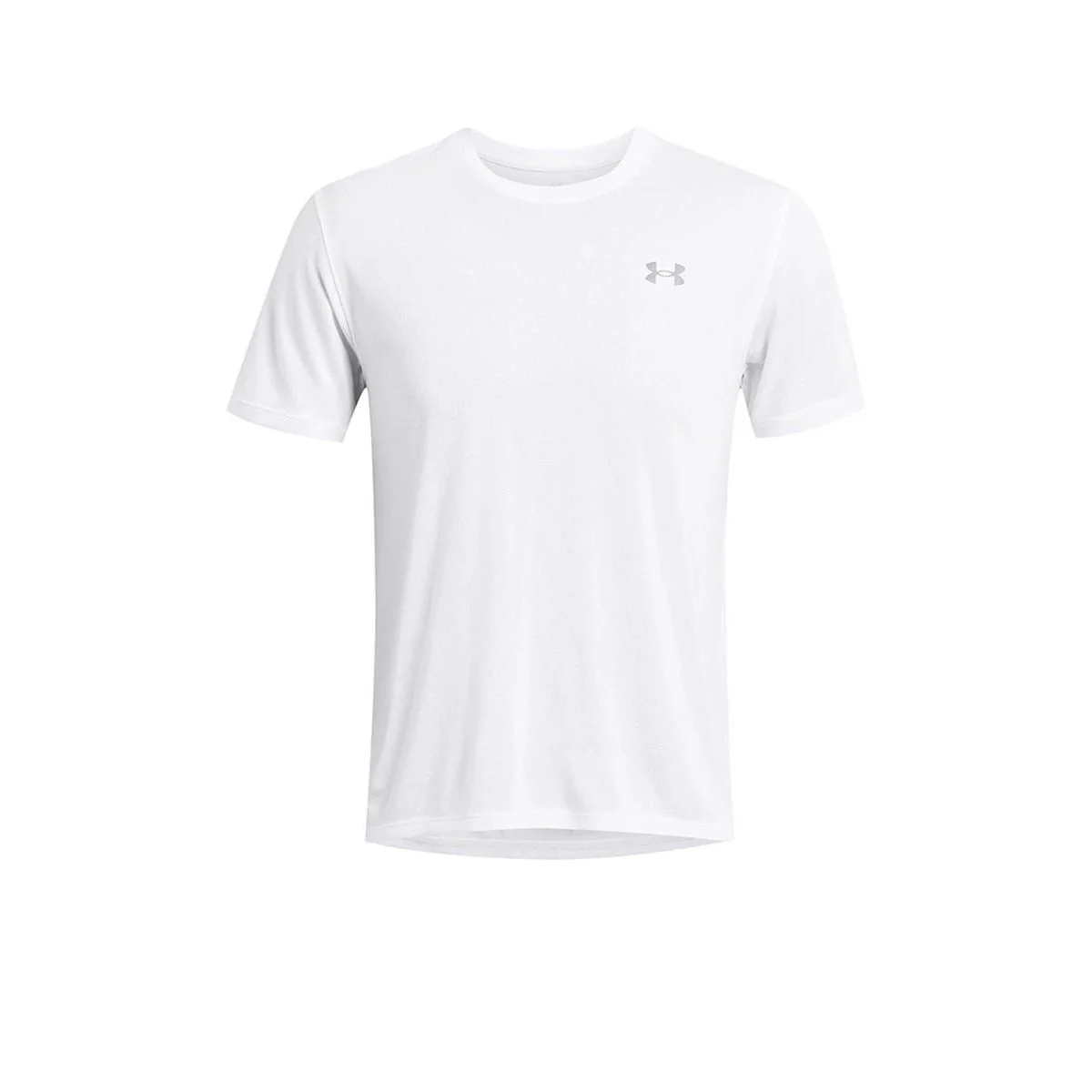 Мужская беговая футболка Under Armour Launch Splatter — цвет белый, размер L (американский размер)