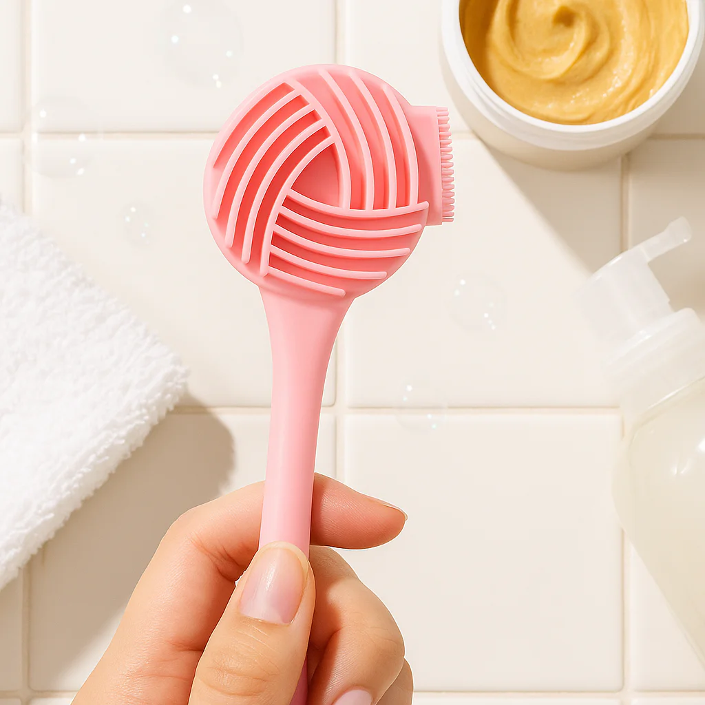 KVY Facial Cleansing Brush & Mask Applicator Blade Shape - #Blade Shape