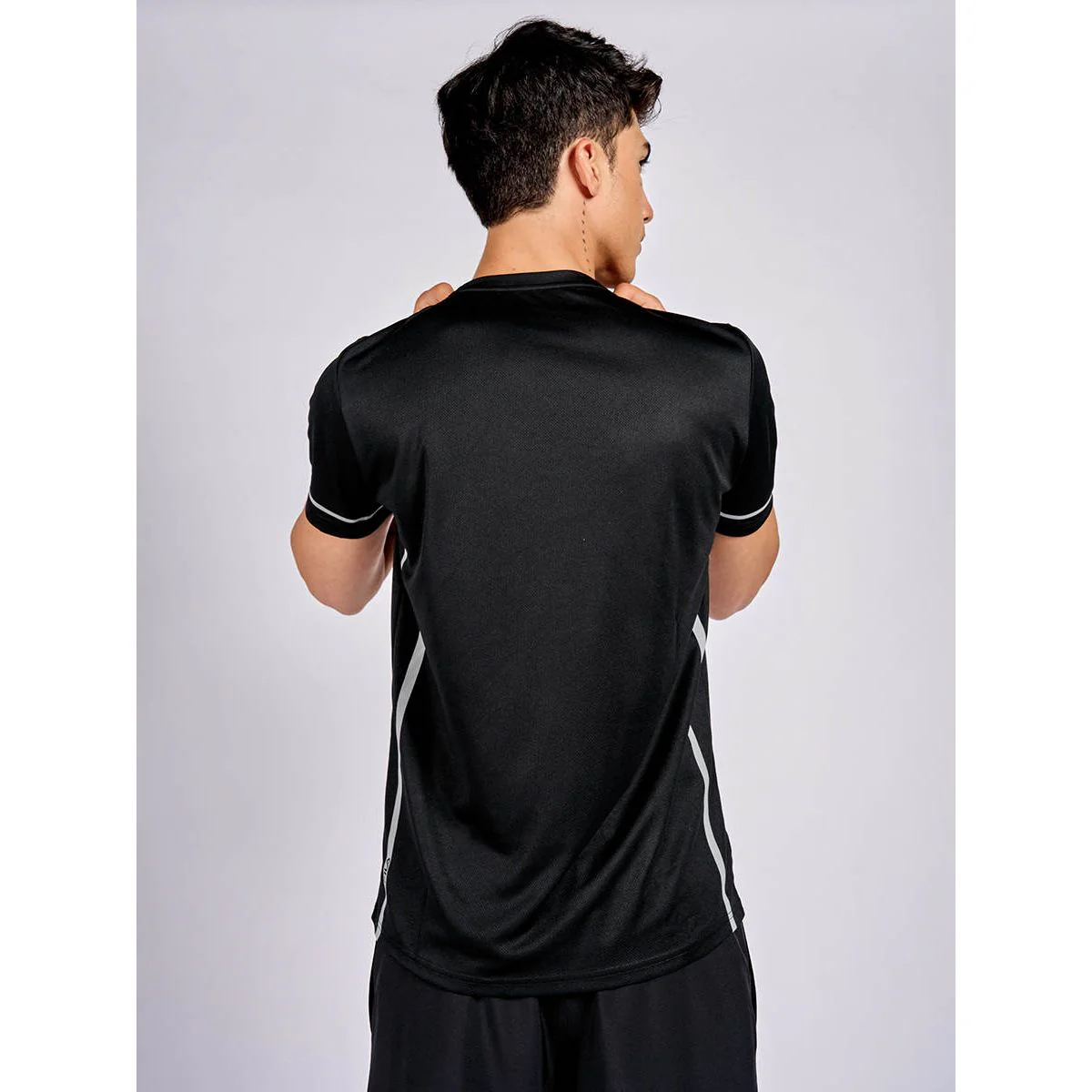 FILA Tennis TSA240815M Men's Training T-Shirt - Black - 2XL (US SIZE)