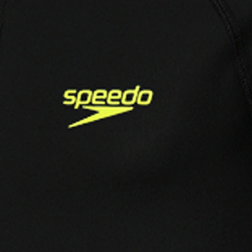 SPEEDO 1XT Long Sleeve Kids Rashguard - Black - 10 YEARS