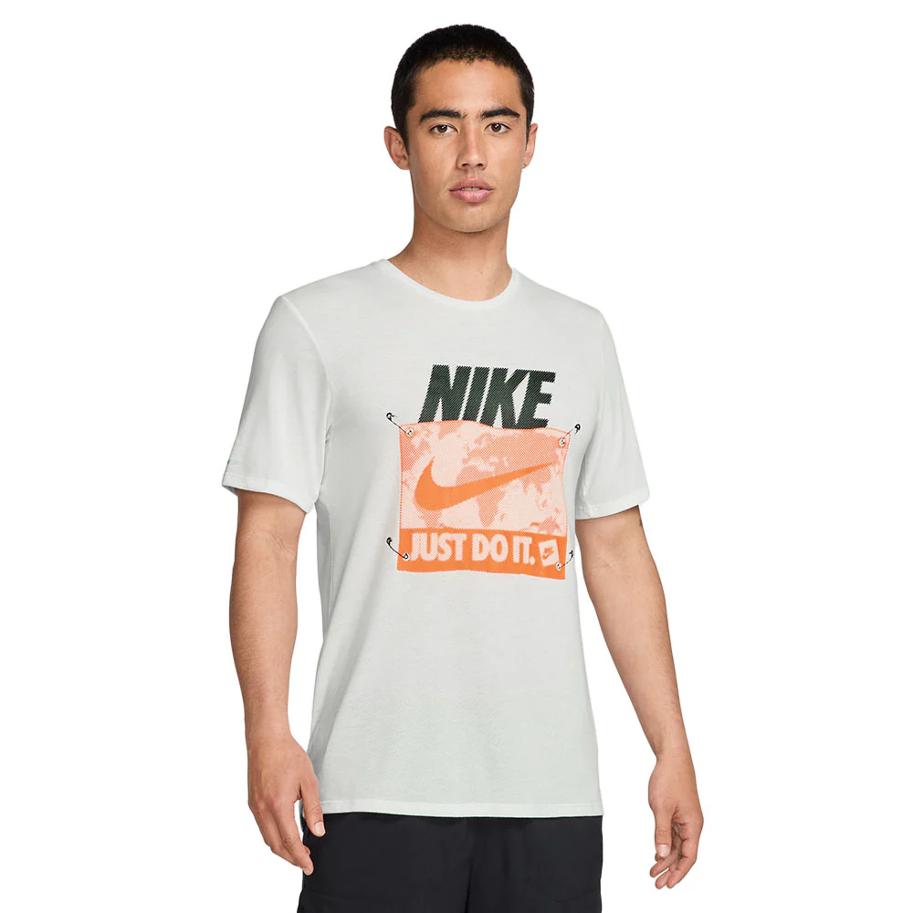 Мужская беговая футболка Nike Rise 365 Run Energy — цвет белый, размер L (азиатский размер)