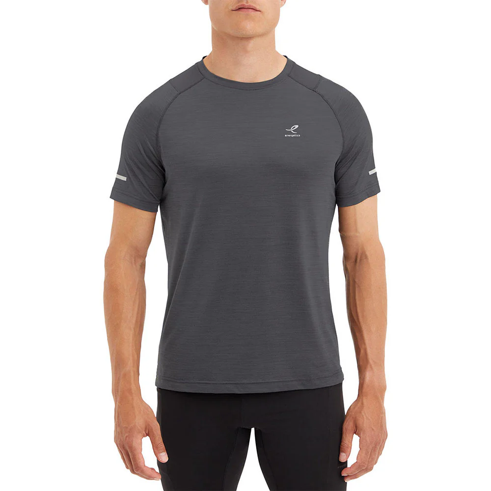 Мужская беговая футболка Energetics Ailo — цвет серый, размер L (EU SIZE)
