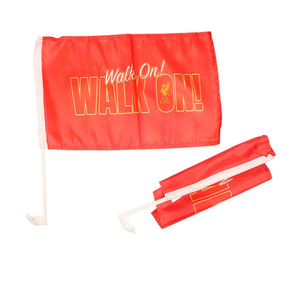 LFC Walk On Car Flag - Red - ONE SIZE