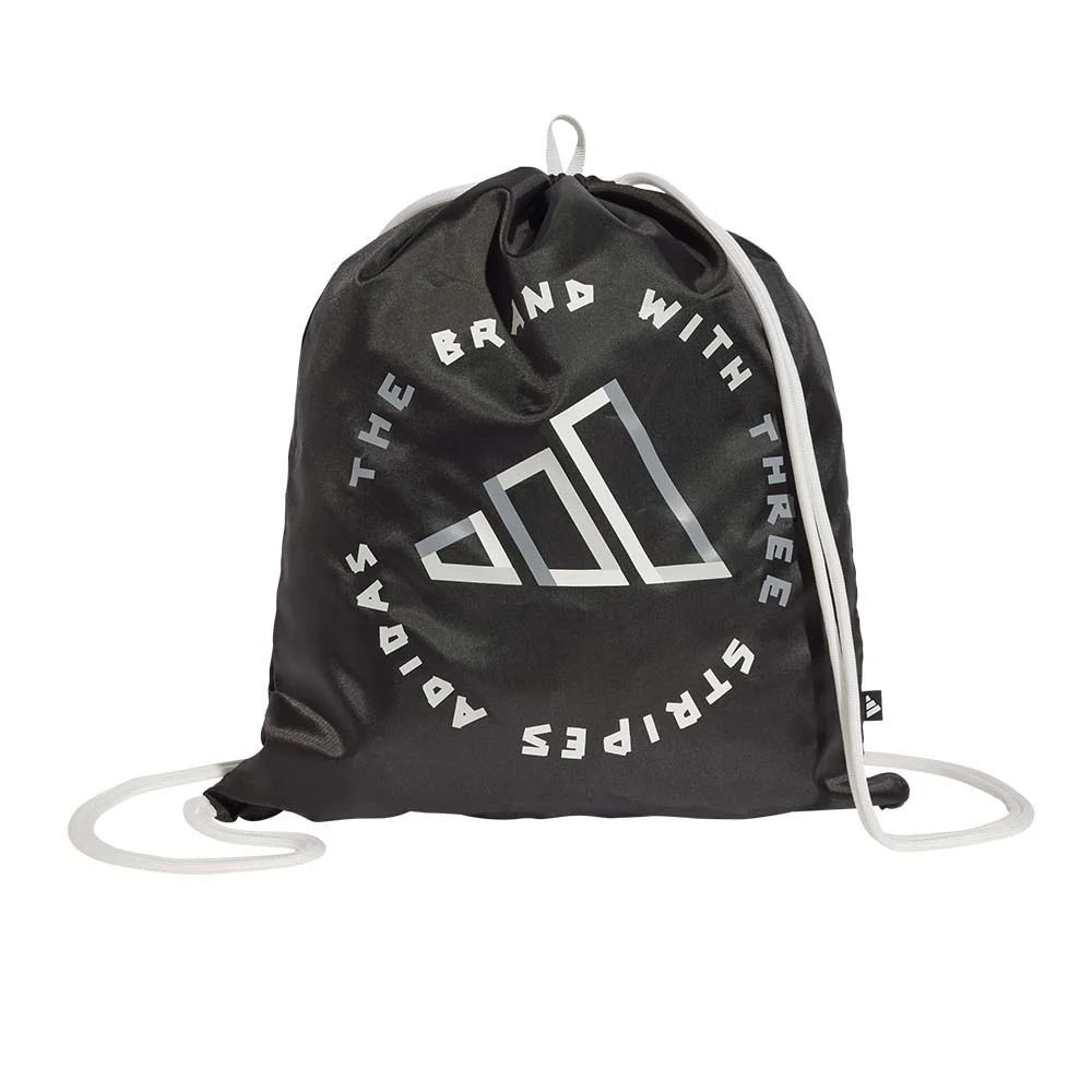 ADIDAS ORIGINALS Tape Unisex Gym Sack - Black - ONE SIZE