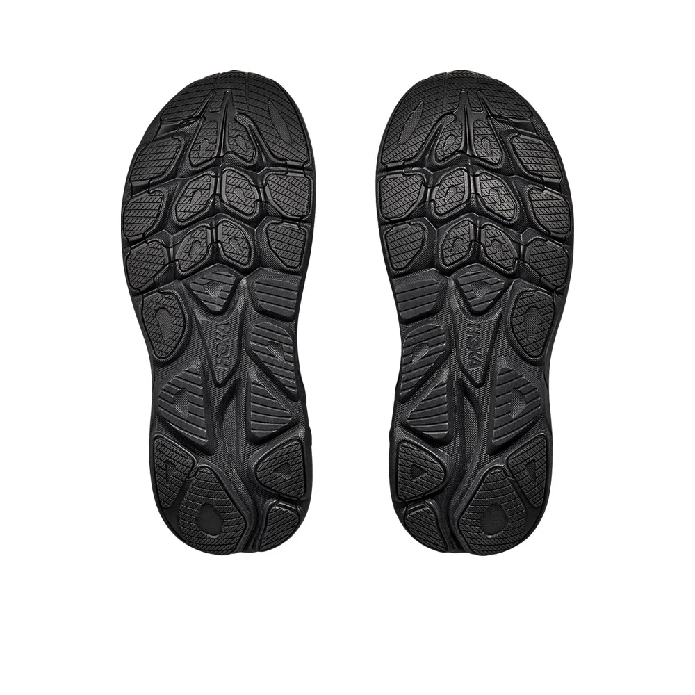 HOKA Clifton 10 Wide Women's Running Shoes - Black - US 6