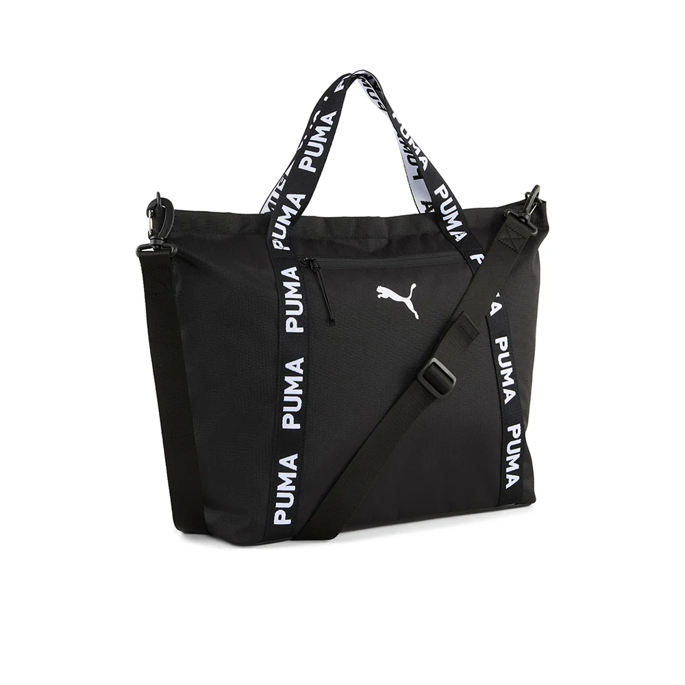 PUMA AT ESS Barrel Unisex Tote Bag - Black - ONE SIZE