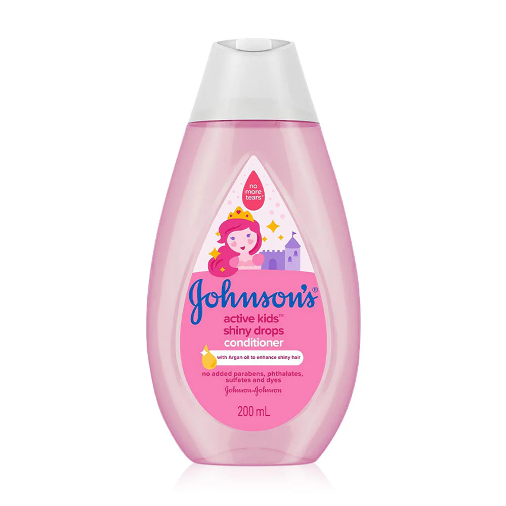 Кондиционер Johnsons Active детские Shiny Drops 200 мл