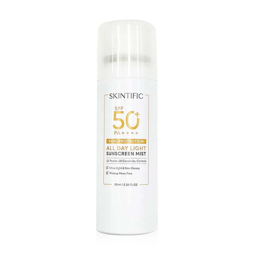 SKINTIFIC Real Protection All Day Light Sunscreen Mist SPF50+ PA++++ 70ml