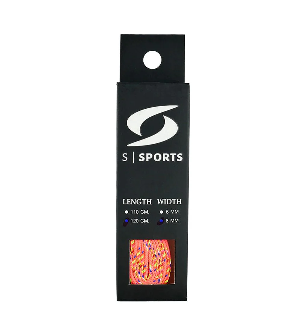 S SPORTS Poly A5 Shoelace - Multi Color - ONE SIZE