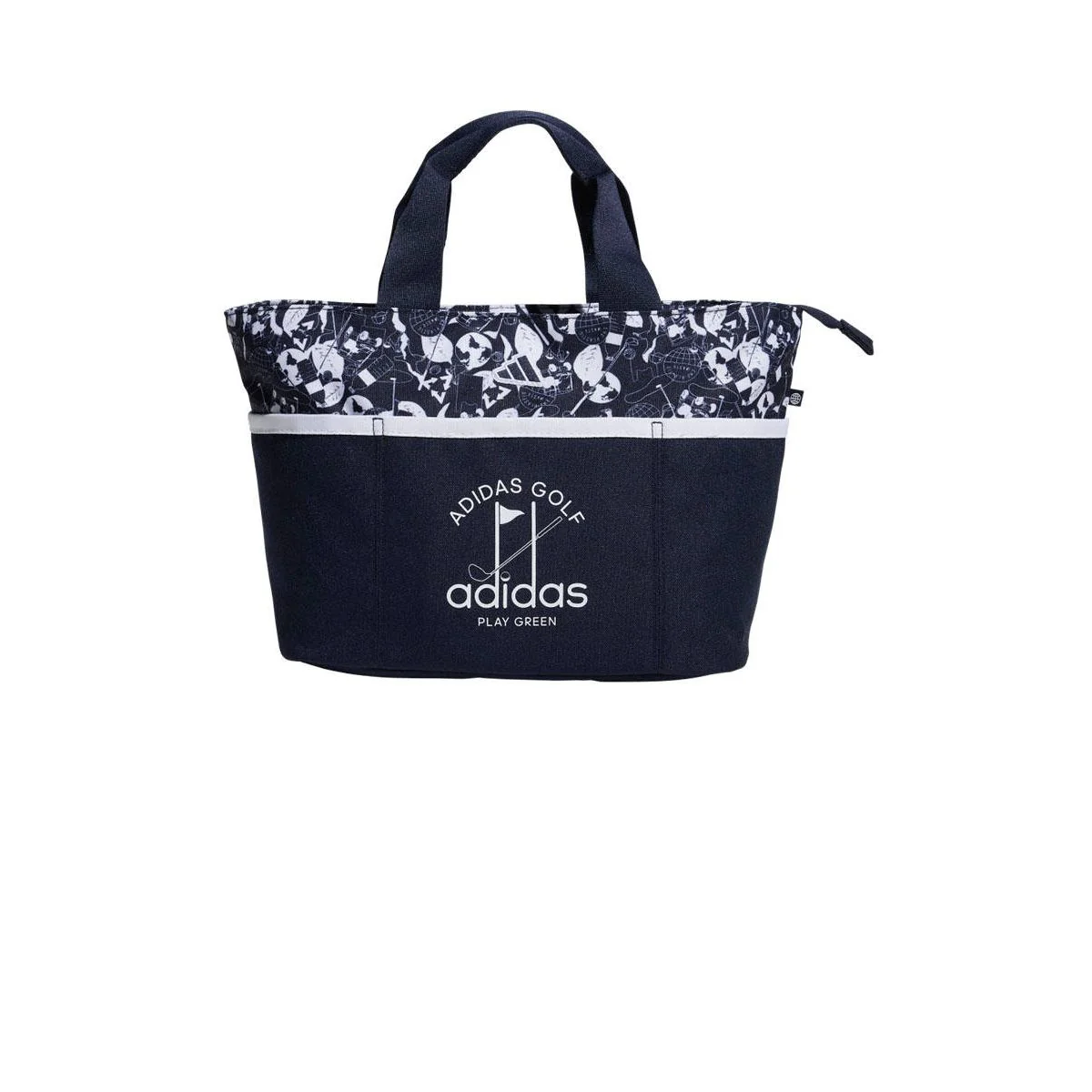 ADIDAS Play Green Round Unisex Tote Bag - Blue - ONE SIZE