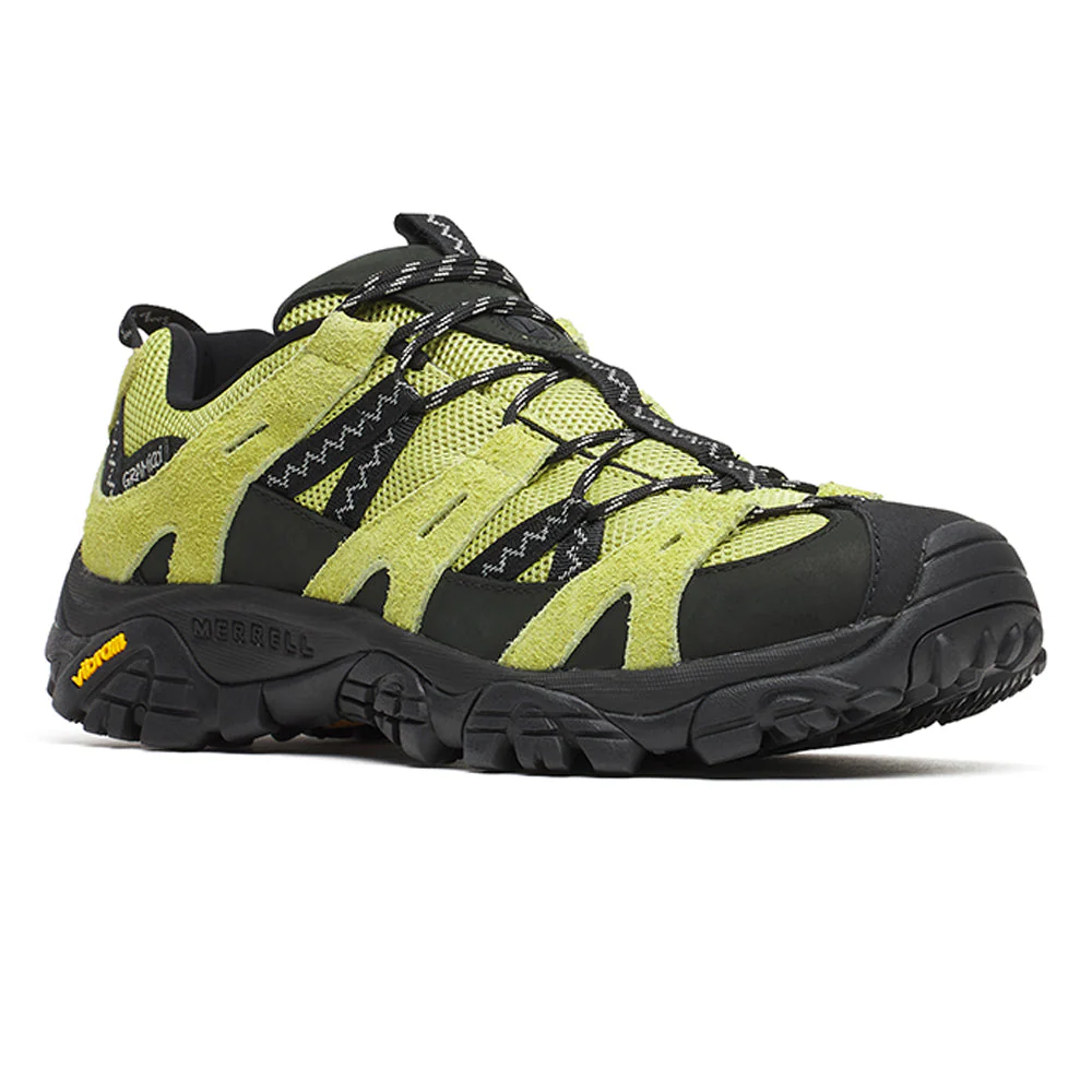 Треккинговые кроссовки унисекс Merrell x Gramicci Moab 2 Siren Vibram — цвет зеленый, размер US 10