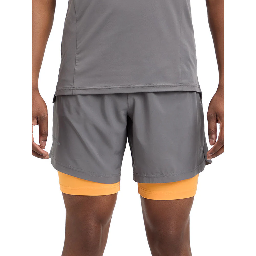 Мужские беговые шорты Energetics Allen V — цвет серый, размер L (EU SIZE)