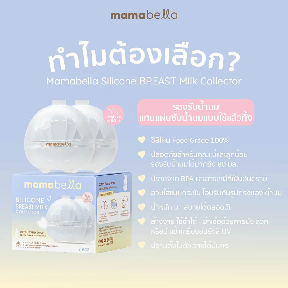 Mamabella Silicone Milk Collector [1Box x 2pcs]