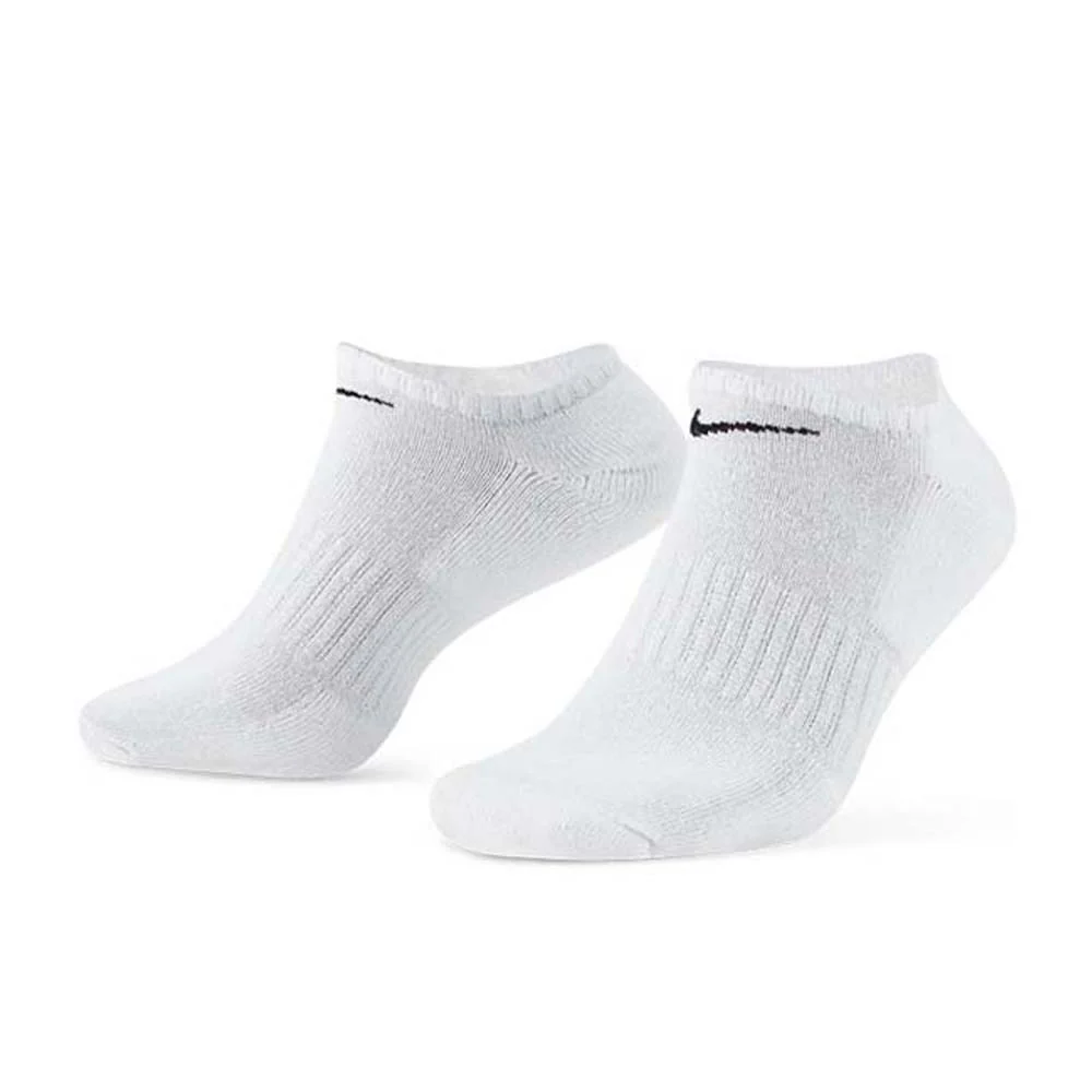 NIKE Everyday Cushioned No-Show (3 Pairs) Unisex Training Socks - Multi Color - L (US SIZE)