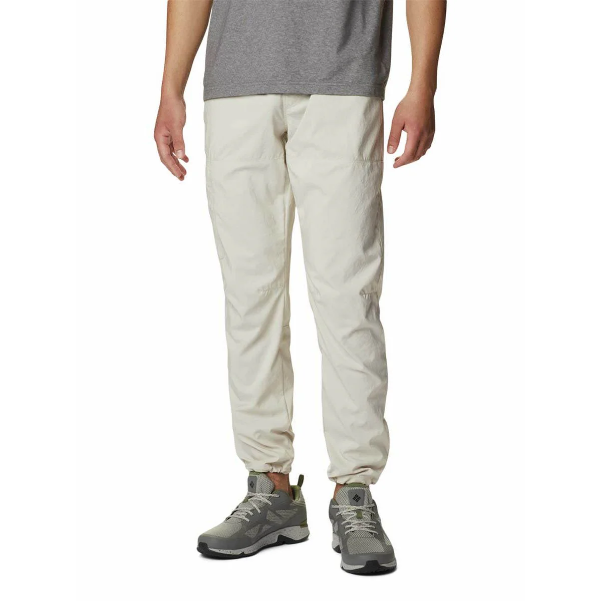 COLUMBIA Coral Ridge Pull-On Men's Hiking Pants - Cream - L (US SIZE)