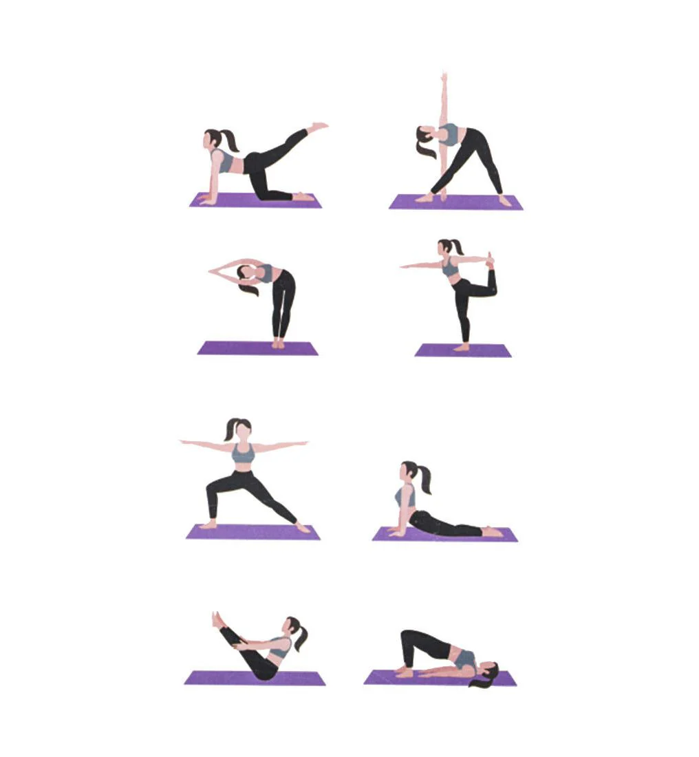 S SPORTS NBR 02 Yoga Mat - Blue - ONE SIZE